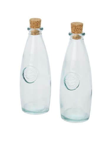 Ensemble Sabor de 2 pièces en verre recyclé pour huile et vinaigre