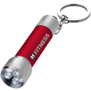 Lot De 2 Mini Torches LED Porte-clés – Piles Intégrées – Lampe De Poche De Poche – Neuves