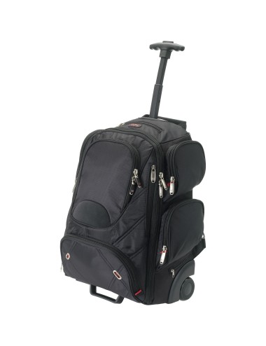 Sac à dos à roulette ordinateur 15" compatible poste de sécurité 23L
