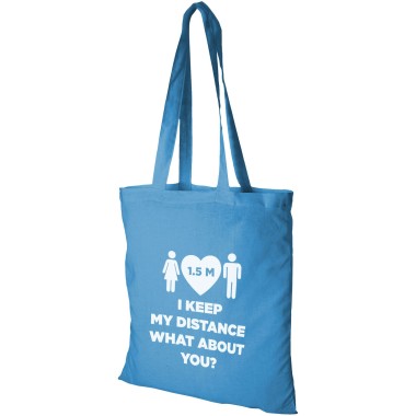 Sac shopping coton Madras 140 gr/m²