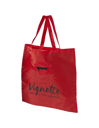 Sac shopping pliable avec porte-clé