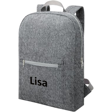 Sac à dos Pheebs en coton recyclé 450 g/m² et polyester 10L