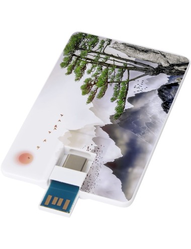 Clé USB Duo Slim de 32 Go avec ports Type-C et USB-A 3.0