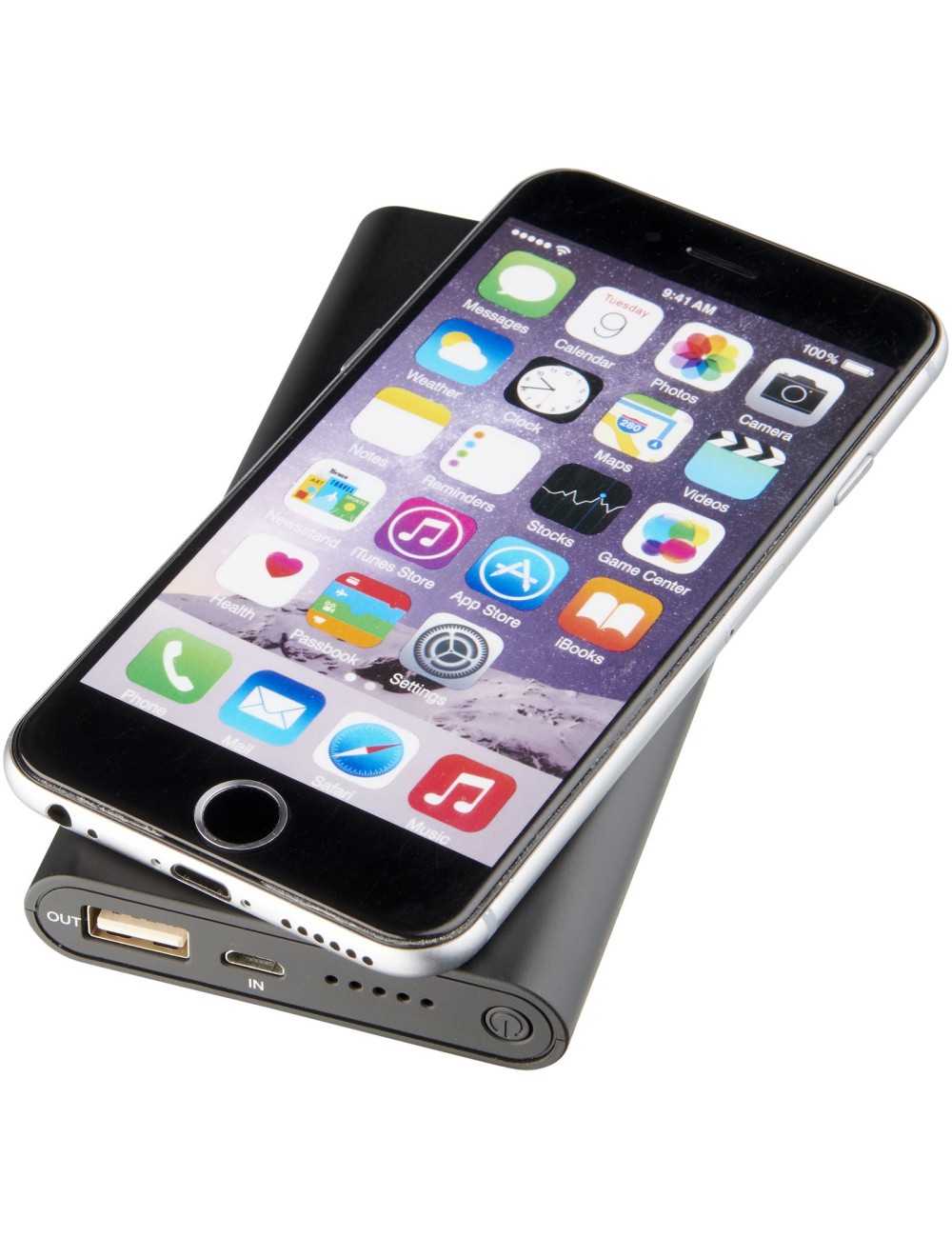 Banque d'alimentation lumineuse sans fil 4 000 mAh Glisten