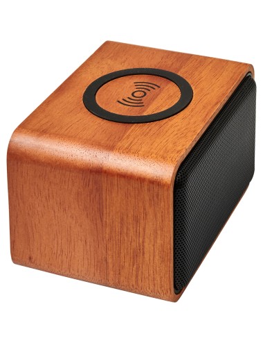 Enceinte Wooden avec chargeur à induction