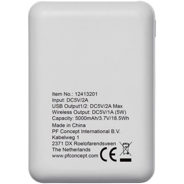Chargeur à induction et batterie de secours 5000 mAh Dense
