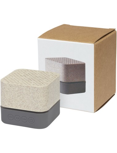 Haut-parleur Bluetooth® Aira en paille de blé