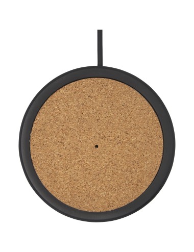 Tapis de charge sans fil Kivi de 10 W en calcaire/liège