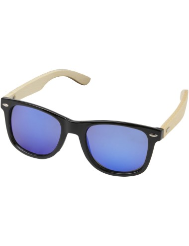Lunettes de soleil polarisées miroir Taiyō en rPET/bambou dans coffret cadeau