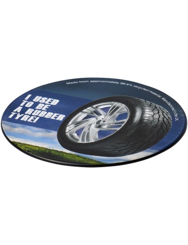 Sous-verre rond Brite-Mat® en pneu