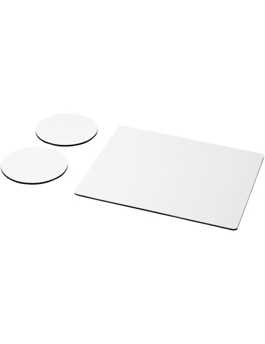 Ensemble de tapis de souris et de dessous de verre Q-Mat® 2