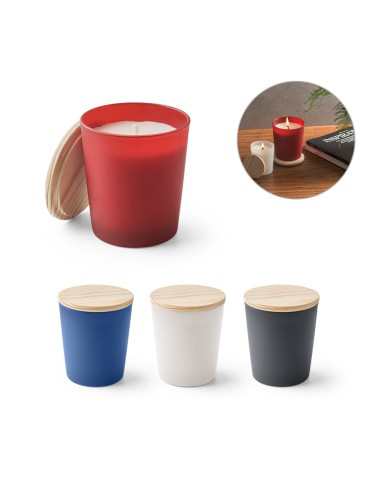 Bougie aromatique en cire de soja naturelle