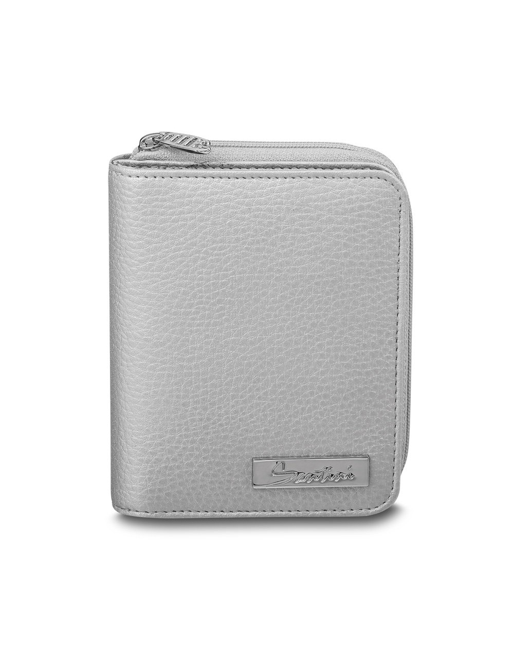 Portefeuille pour femme en simili cuir livré dans une boîte cadeau. Compartiment pour les billets de banque, espace séparé pour 
