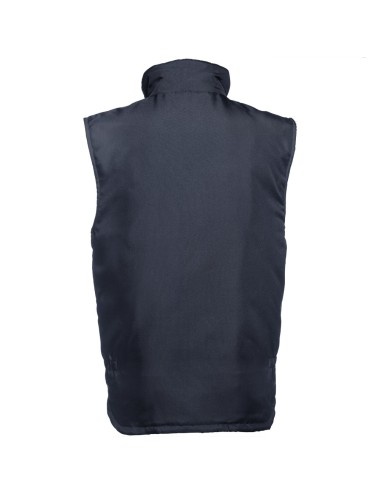 Gilet de travail pour homme rembourré, avec doublure, en 100% polyester oxford avec un revêtement acrylique (170 g/m²) et intéri