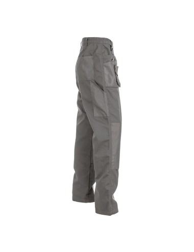 Pantalon pour homme en 98% coton et 2% élasthanne : 240 g/m². Contient 6 poches : 2 poches latérales avec fermeture éclair, 2 po