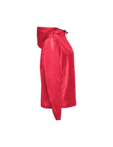 Coupe-vent pour enfant (unisexe) en taffetas 100% polyester (65 g/m²). Contient une capuche avec des bouchons de serrage et une 