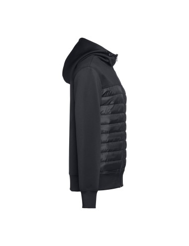 Veste à capuche pour homme en taffetas 300T (95% polyester et 5% élasthane) (280 g/m²). Coupe moderne avec coupe esthétique au n