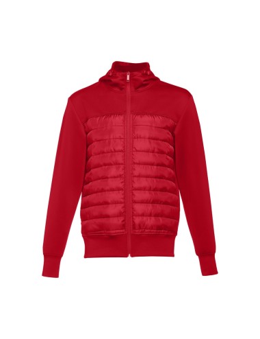 Veste à capuche pour homme en taffetas 300T (95% polyester et 5% élasthane) (280 g/m²). Coupe moderne avec coupe esthétique au n