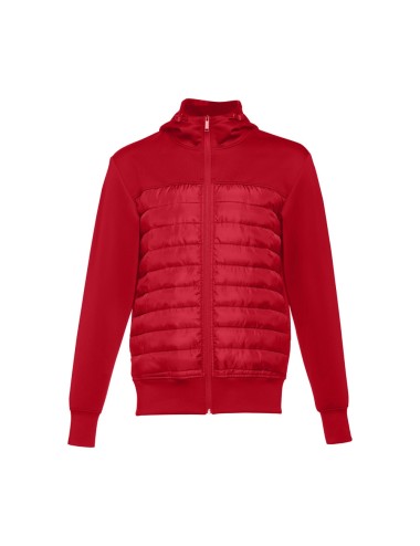 Veste à capuche pour homme en taffetas 300T (95% polyester et 5% élasthane) (280 g/m²). Coupe moderne avec coupe esthétique au n