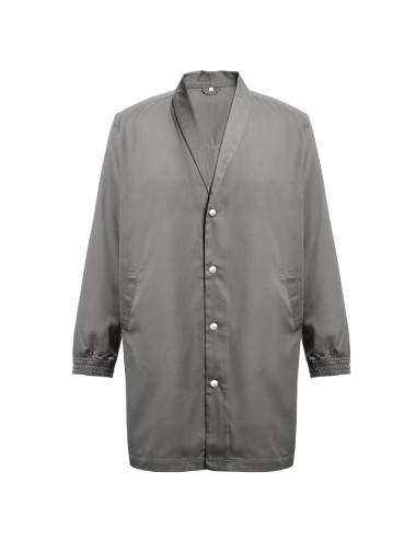 Uniforme de travail (unisexe) en 20% coton et 80% polyester (190 g/m²). Coupe élégante et moderne avec col stylisé et 2 poches l