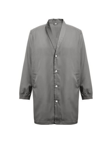 Uniforme de travail (unisexe) en 20% coton et 80% polyester (190 g/m²). Coupe élégante et moderne avec col stylisé et 2 poches l