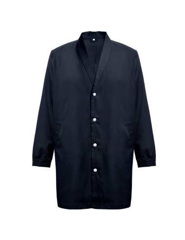 Uniforme de travail (unisexe) en 20% coton et 80% polyester (190 g/m²). Coupe élégante et moderne avec col stylisé et 2 poches l