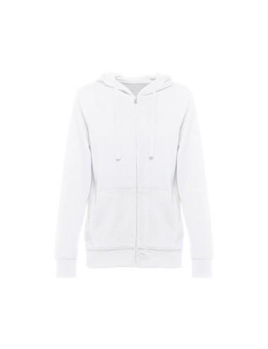 il y a deux poches avec des fermetures éclair en plastique. Poignets et ceinture en Rib. Tailles: S