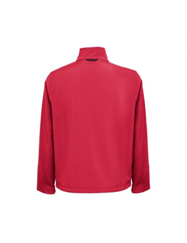 Veste (unisexe) softshell 96% polyester et 4% élasthanne (280 g/m²) avec deux couches et revêtement imperméable. Veste doublée e