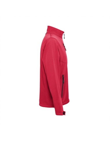 Veste (unisexe) softshell 96% polyester et 4% élasthanne (280 g/m²) avec deux couches et revêtement imperméable. Veste doublée e