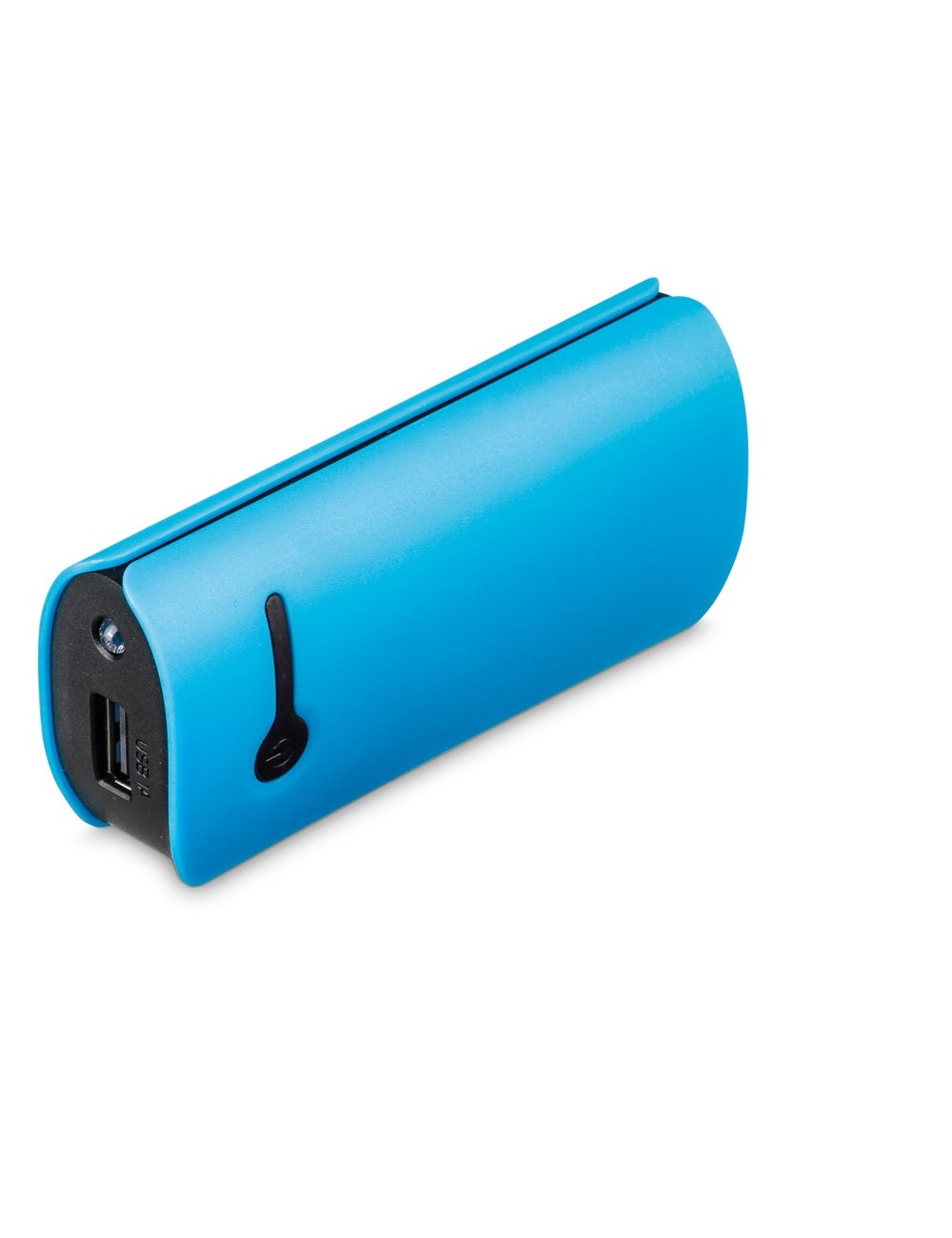 Batterie nomade en plastique muni de la lampe LED avec capacité 4 400 mAh. Approprié pour le rechargement des smart phones, iPho