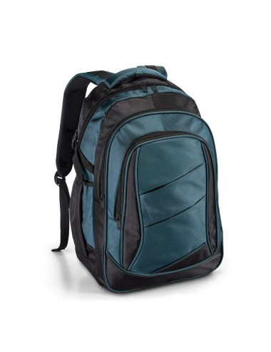 Sac à dos pour ordinateur en 1680D et 300D avec 2 compartiments. Le compartiment principal a un intérieur doublé et une division