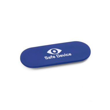 Protecteur de webcam PP avec couvercle coulissant et autocollant au dos. Ce protecteur a un format universel et convient pour sm