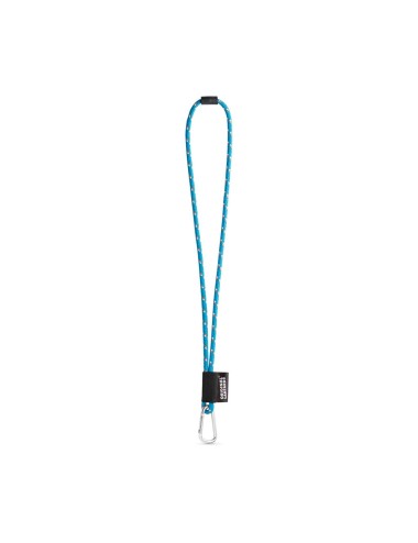 Lanyard personnalisé Original Lanyards® en polyester. 12 couleurs standard disponibles pour la personnalisation. Ce Lanyard Naut