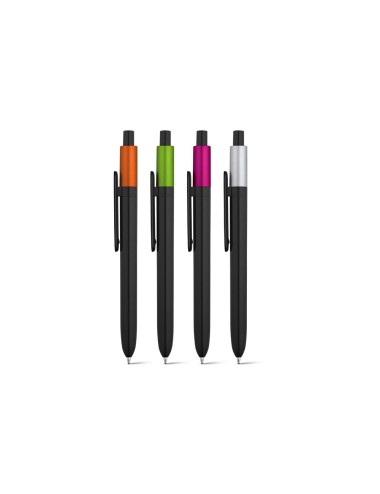 Stylo bille en ABS avec finition brillante et plateau laqué en finition métallisée. Le stylo à bille comprend la recharge X20 à 