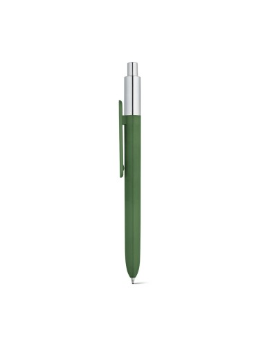 Stylo en plastique avec finition brillante et embout chromé. Disponible en plusieurs coloris. Inclus une recharge x20 en encre b