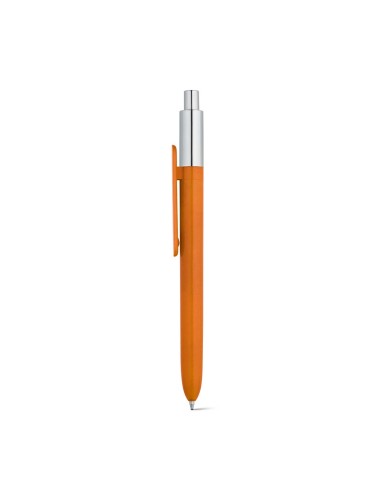 Stylo en plastique avec finition brillante et embout chromé. Disponible en plusieurs coloris. Inclus une recharge x20 en encre b