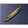 Crayon fluorescent en bois (Livré non taillé). Degré de dureté : HB. ø7 x 175 mm