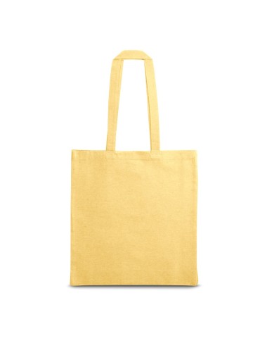 Sac avec coton recyclé (140 g/m²) avec anses de 68 cm. 380 x 410 x 100 mm