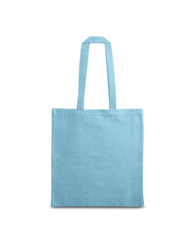 Sac avec coton recyclé (140 g/m²) avec anses de 68 cm. 380 x 410 x 100 mm