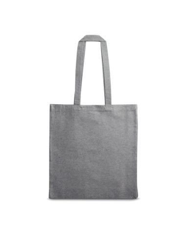 Sac avec coton recyclé (140 g/m²) avec anses de 68 cm. 380 x 410 x 100 mm