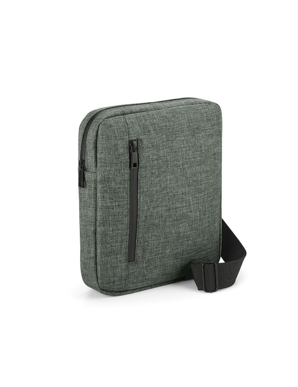 Sac à bandoulière 600D haute densité avec compartiment doublé et séparateur rembourré pour tablette jusqu'à 9.7''. Ce compartime