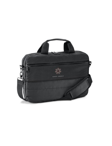 Sacoche pour ordinateur 840D jacquard et 300D. Compartiment prinicpal rembourré pour ordinateur jusqu'à 13.3''. Intérieur doublé