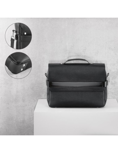 L'Empire I est une sacoche exécutive moderne avec une touche de sophistication en simili cuir texturé de haute qualité. Il possè