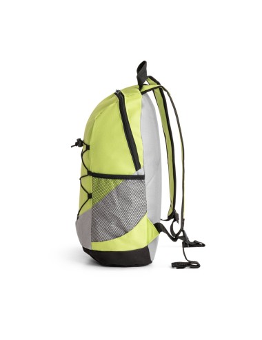 Sac à dos en 600D avec poches latérales en filet et poche intérieure. Dos et anses matelassés. Capacité jusqu'à 15 L. 250 x 420 