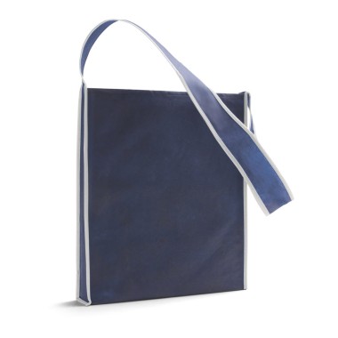 Sac à bandoulière en non-tissé (80 g/m²) avec une sangle de 95 cm. Disponible dans une large gamme de couleurs. 350 x 390 x 60 m
