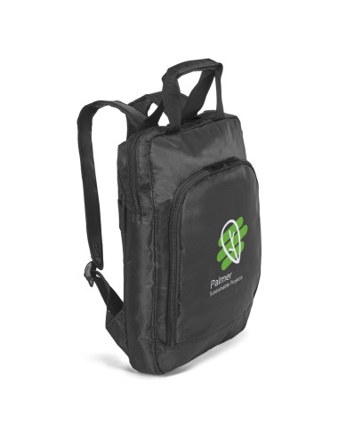 Sac à dos en 840D pour ordinateur jusqu’à 15''. Poche principale avec 3 poches supplémentaires. Poche avant avec plusieurs compa