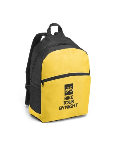 Sac a dos 600D, intérieur rembourré. Poche frontale. Dos et anses matelassées.290 x 400 x 150 mm