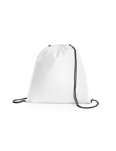 Sacs à cordelettes en 210D avec éléments réfléchissants et cordon de fermeture. Produit promotionnel. 370 x 410 mm