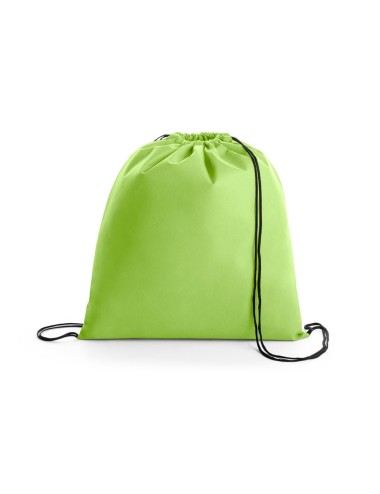 Sacs à cordelettes en 210D avec éléments réfléchissants et cordon de fermeture. Produit promotionnel. 370 x 410 mm