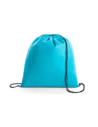 Sacs à cordelettes en 210D avec éléments réfléchissants et cordon de fermeture. Produit promotionnel. 370 x 410 mm